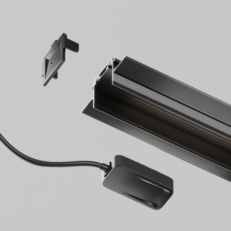 Power supply for the built-in track system Technical TRA084B-12B-50, 50x2.5x1.8 cm, black color-5