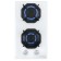 Hon surface Maunfeld EGHG.32.2CW/G, gas, 2 burners, white glass color
