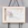 Photo frame double MDF suspended on the "Family" chain 10x15 cm