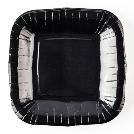 A set of paper utensils "Black", 12 glasses, 12 plates-6