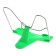 Plastic book/melall Calligrata prestige with euro suspension green