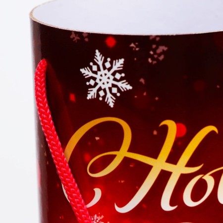 Gift box, red-gold tube 99x340mm-5
