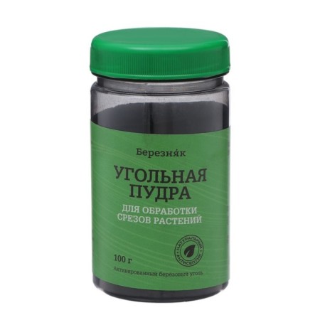 Coal powder for plants "Bereznyak", 100 g-2