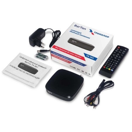 The prefix for digital TV Barton TA-561, FullHD, DVB-T2, HDMI, USB, Black-2