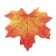 Decor "maple leaf", set of 50 pcs, red-orange color