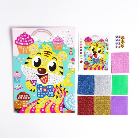 Mosaic Sticky "Funny Tiger"