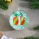 Christmas tree decoration for coloring “Gift” Size: 8 cm; 2 pcs., Brush