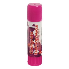 A glue pencil 15 grams PVA, color, with a colored indicator, bleaching after drying