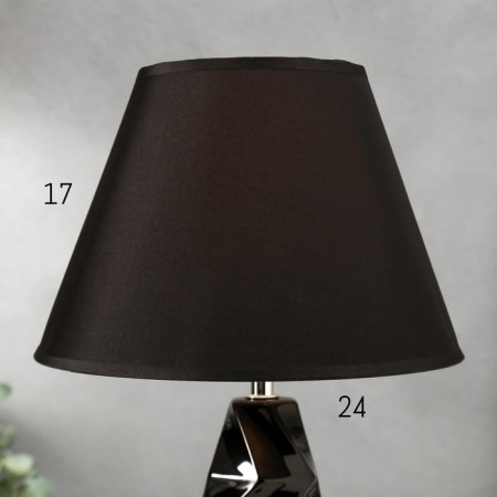 HELP lamp 16028/1BK E14 40W Black marble 24.5x24.5x37 cm Risalux-9