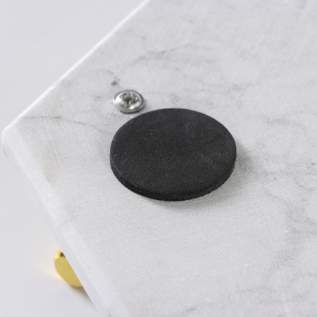 Magistro Marble marble tray, 25 × 29 cm, white color-4
