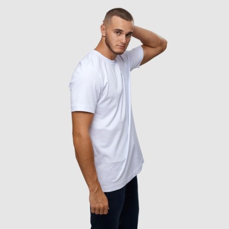 Male T -shirt, white color/print mix, size S-4
