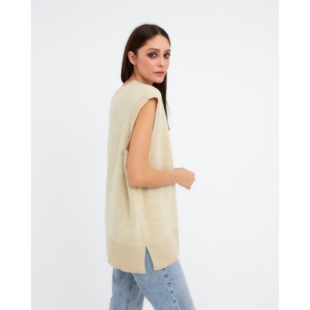 Women's vest MIST, p. L-XL, beige-2