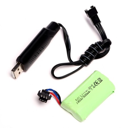 Radio -controlled machine "Combolation - transformer", works on the battery, the color is blue-4