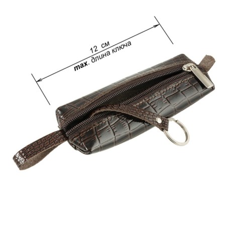 K-124-112 Case for K-124 keys, brown CROC. Melky-112-4