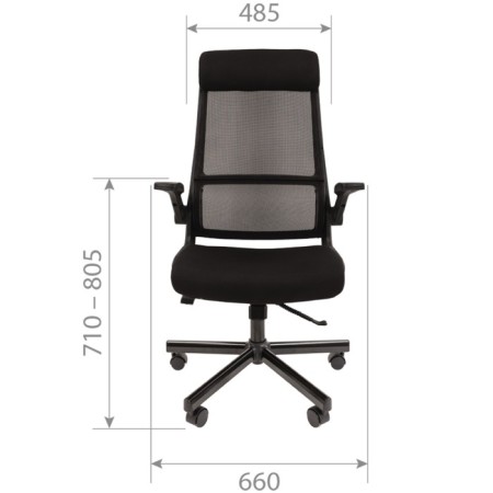 Chair Chairman 575 Tw Black Met-3
