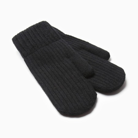 Women's mittens for claim Minaku Rubber 22 cm black-1