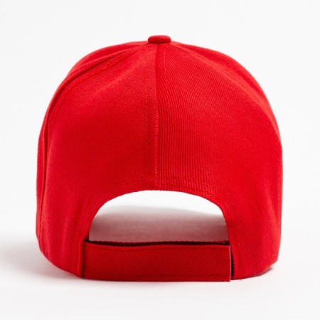 Monophone baseball cap, size 58, red color-5