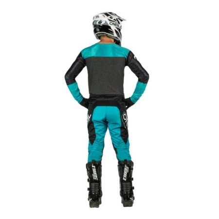 Jersey O’Neal Mayhem Hexx, male, size XXL, turquoise, black-3