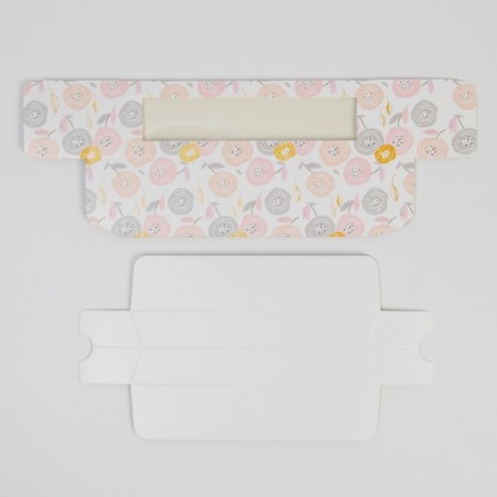 Box for Makarun, confectionery packaging "Flowerers", 5.5 x 18 x 5.5 cm-5