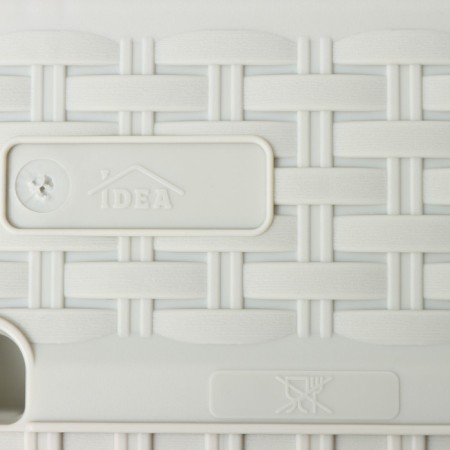 Balcony box "Rotang", 38.5 cm, white color-6