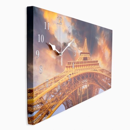 Carty clock is wall, series: interior, Eiffel Tower, 40 x 76 cm-1