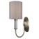 Bra Gerhort G11098/1wab+Cl GR, 1x40W, E14, 33x12x20 cm, bronze color