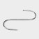 Stainless steel meat hooks, 12x3.5 cm, packaging 10 pcs