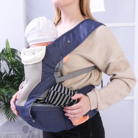 Backpack-Kenguru/hipper "denim", the color is gray/blue