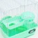 The cage for the rodents "Pigzon", 23 x 17 x 26 cm, enamel, green