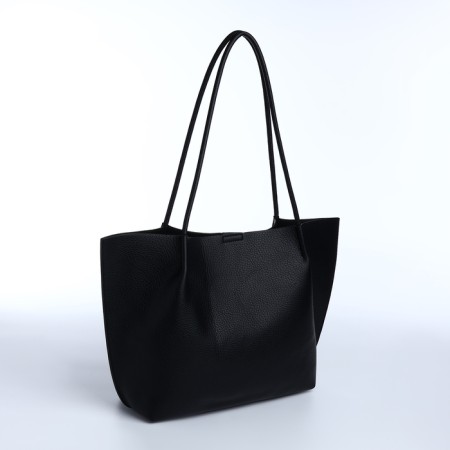 Bag Women's Shoper on Magnet, Black Color-2