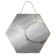 Wall mirror "elegant geometry", mirror surface 25 × 28 cm, golden color