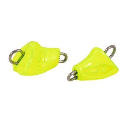 Cargo bullet-excentric stained collapsible Yaman 10 pcs., 4 g, yellow-2