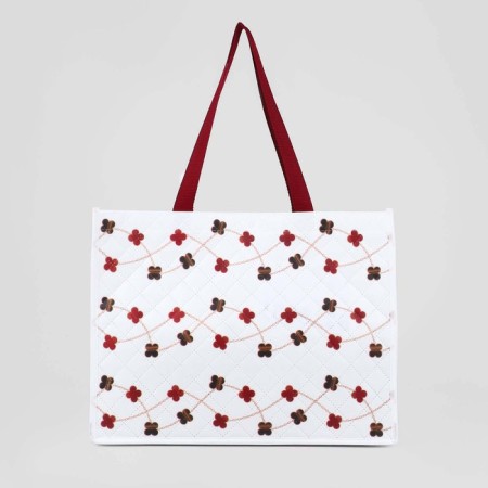 Household bag on the button, white color-1