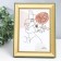 Photo frame plastic 13x18 cm "Enigma" gold with double gray-green oyubvodka 21.5x16.5 cm