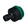 Fitting, internal thread 1/2 "–3/4" –1 ", fast -fast connection, plastic, Greengo