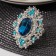 Elizabeth napkin ring, 7 × 6 × 5 cm, silver metal color