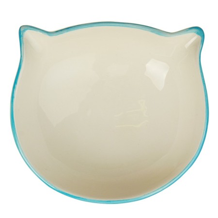 Ceramic “Kisa” bowl on a stand-laps 200 ml Blue-3