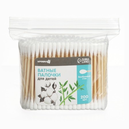 Cotton sticks, tip - classic, cotton/bamboo (stick) 1000 pcs-3