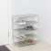 LadOM shoes shelf, 5 tiers, 60 × 30 × 72 cm, color gray color