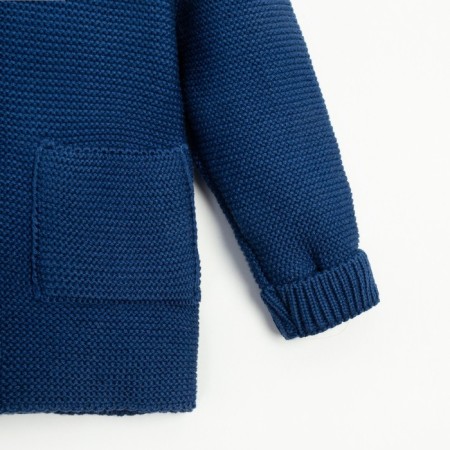 Jumper knitted baby I "Trendy" Height 80-86 cm, blue color-2