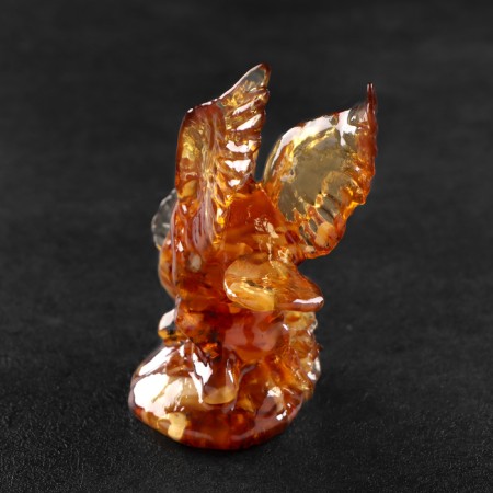 Souvenir "pigeons", large, amber-1