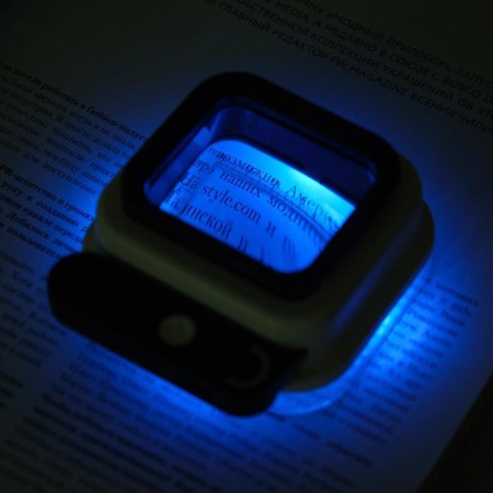 Folding magnifier 10x, 15x, 20x, ultraviolet lighting-5