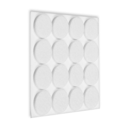 Furniture tundra, D = 19 mm, round, white, 32 pcs.-3