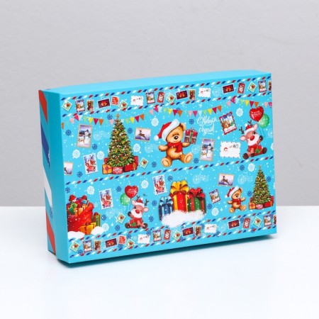 Gift box team "Winter", 21 x 15 x 5.7 cm
