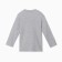 Longslit for a girl, color gray melange, height 98 cm