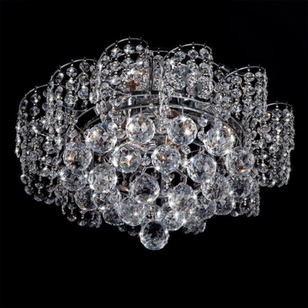 Chandelier Charm 6x60W E27, chrome 39x39x16 cm