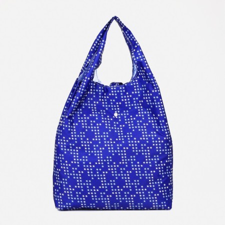 Household bag on the button, the color is blue-2