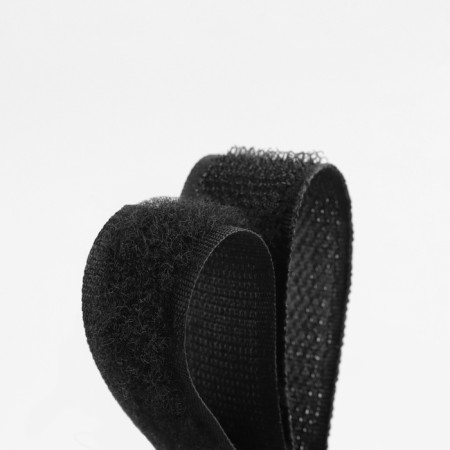 Velcro, 20 mm × 25 ± 1 m, black color-4