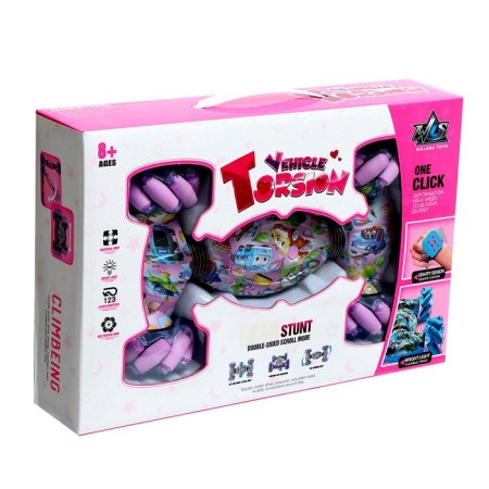 Hyper Skidding car with gesture control, pink color-9