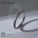 Ring "Classics", silver color, 17 size